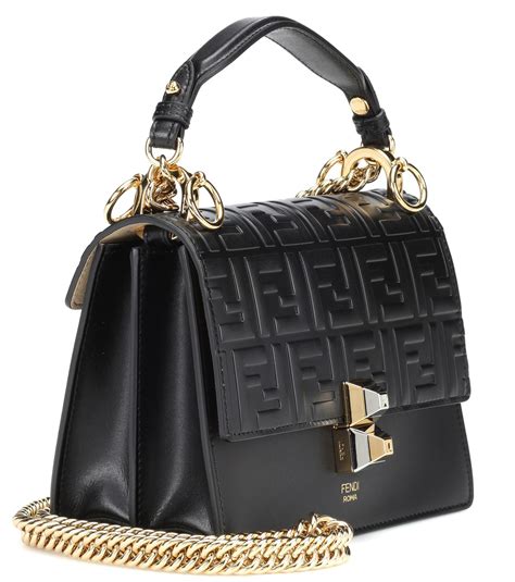 fendi kan i f small leather shoulder bag|fendi detachable shoulder handbags.